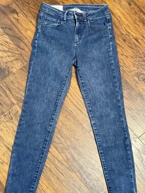 Gap Jeans Dark Blue Mid Rise Size 27
